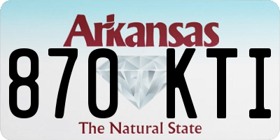 AR license plate 870KTI