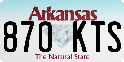 AR license plate 870KTS