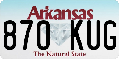AR license plate 870KUG