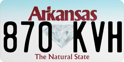 AR license plate 870KVH