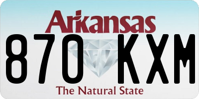 AR license plate 870KXM