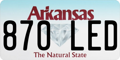 AR license plate 870LED