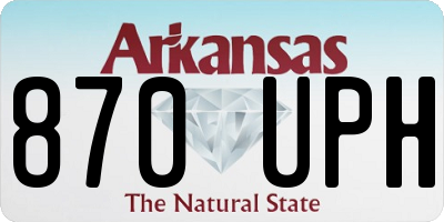AR license plate 870UPH