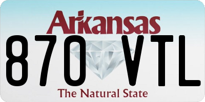 AR license plate 870VTL