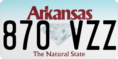 AR license plate 870VZZ