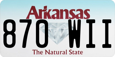 AR license plate 870WII