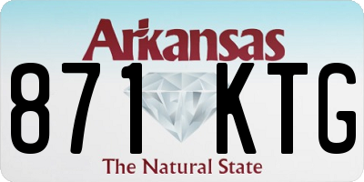 AR license plate 871KTG