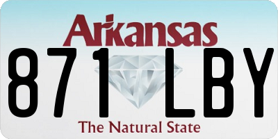 AR license plate 871LBY