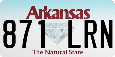 AR license plate 871LRN