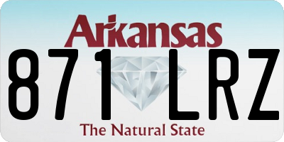 AR license plate 871LRZ