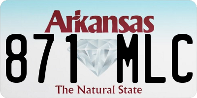 AR license plate 871MLC