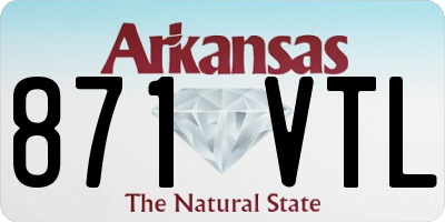 AR license plate 871VTL