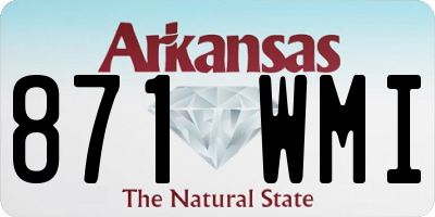 AR license plate 871WMI
