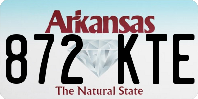 AR license plate 872KTE
