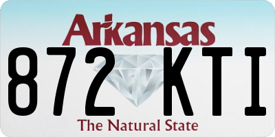AR license plate 872KTI