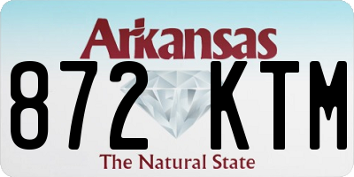 AR license plate 872KTM