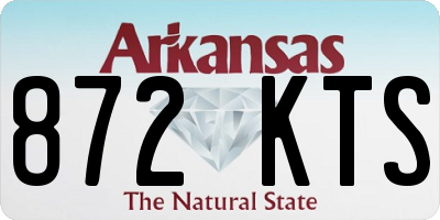 AR license plate 872KTS