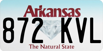 AR license plate 872KVL