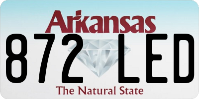 AR license plate 872LED
