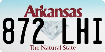 AR license plate 872LHI