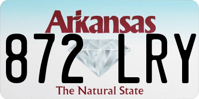 AR license plate 872LRY