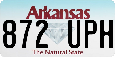 AR license plate 872UPH
