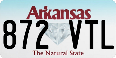 AR license plate 872VTL