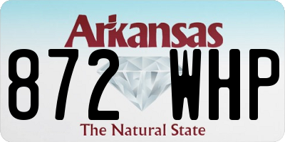 AR license plate 872WHP
