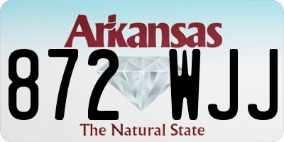 AR license plate 872WJJ