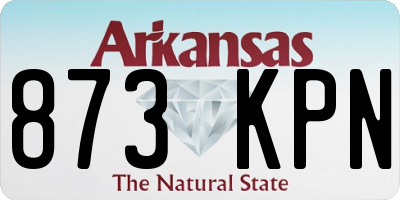 AR license plate 873KPN