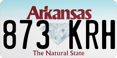 AR license plate 873KRH