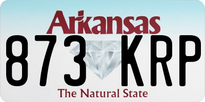 AR license plate 873KRP