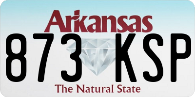 AR license plate 873KSP