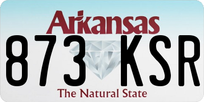 AR license plate 873KSR