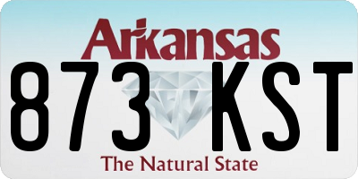 AR license plate 873KST