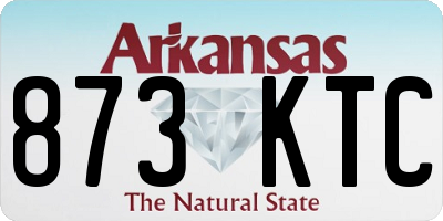 AR license plate 873KTC