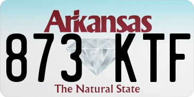 AR license plate 873KTF
