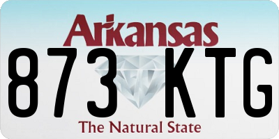 AR license plate 873KTG