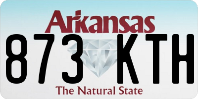 AR license plate 873KTH