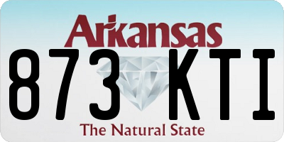 AR license plate 873KTI