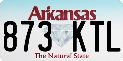 AR license plate 873KTL