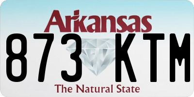 AR license plate 873KTM