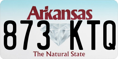 AR license plate 873KTQ