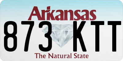 AR license plate 873KTT