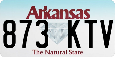 AR license plate 873KTV