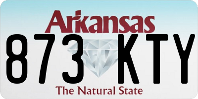 AR license plate 873KTY