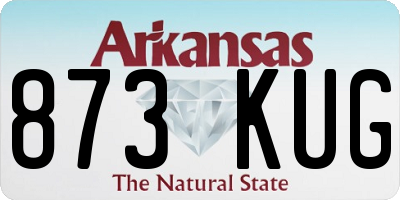 AR license plate 873KUG