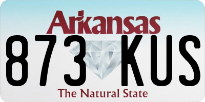 AR license plate 873KUS