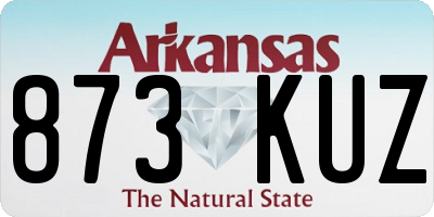 AR license plate 873KUZ