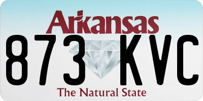 AR license plate 873KVC